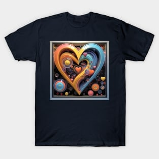 left side heart T-Shirt